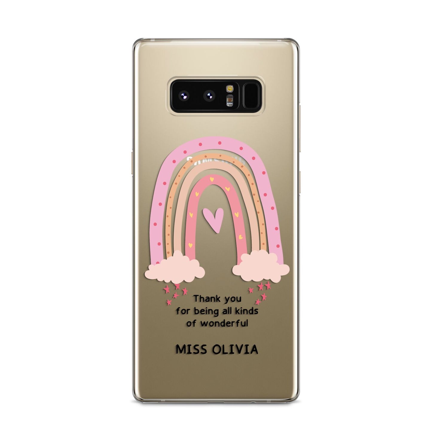 Custom Thank You Teacher Samsung Galaxy S8 Case