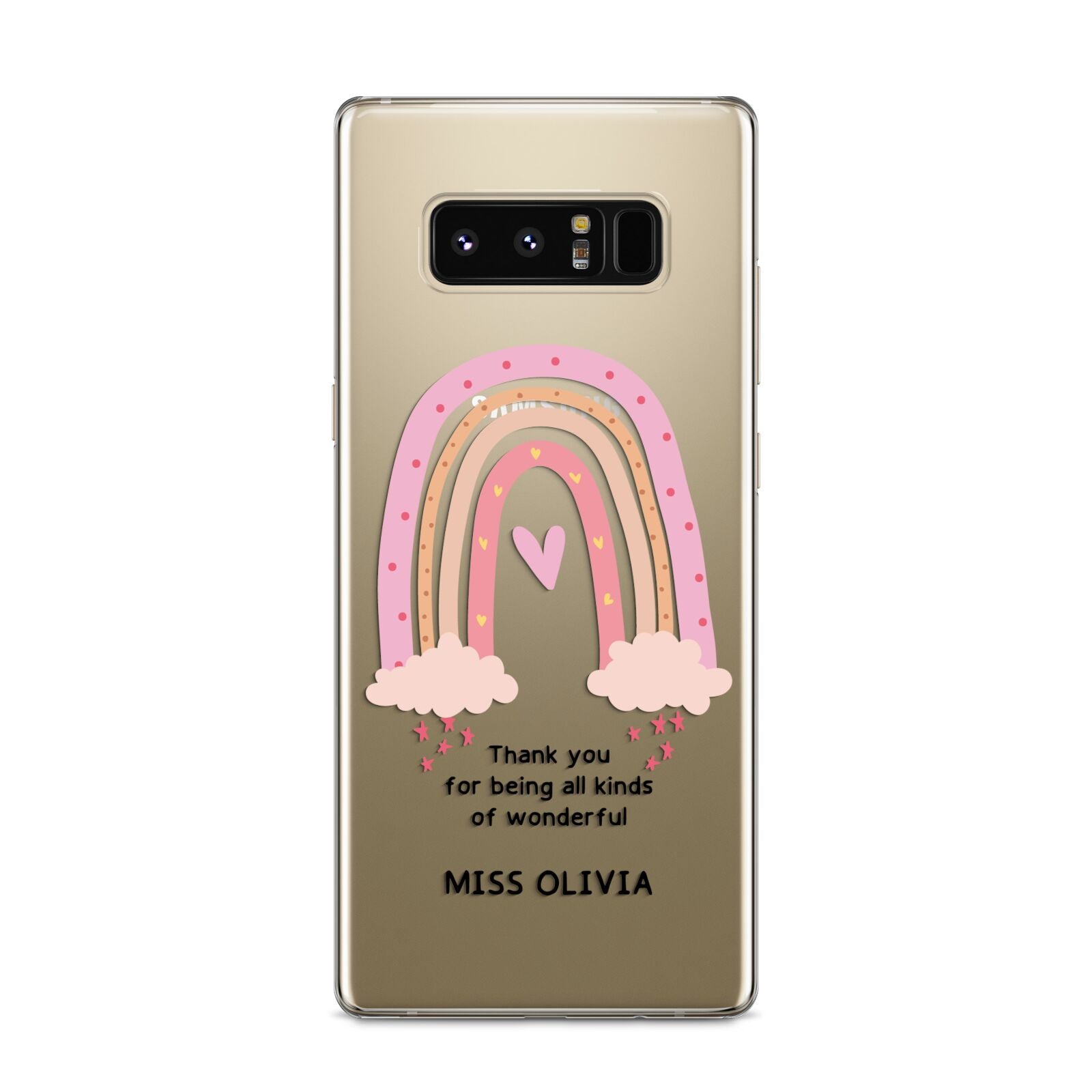 Custom Thank You Teacher Samsung Galaxy S8 Case