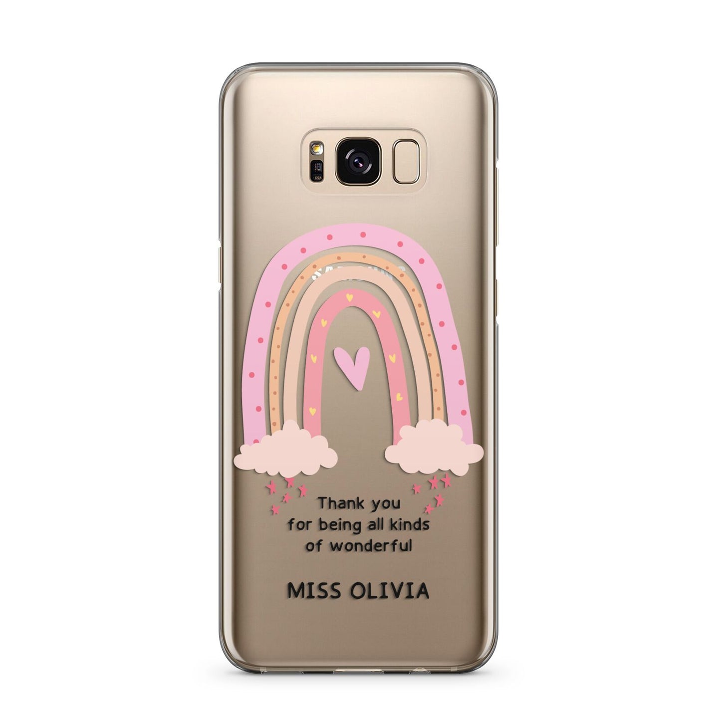 Custom Thank You Teacher Samsung Galaxy S8 Plus Case