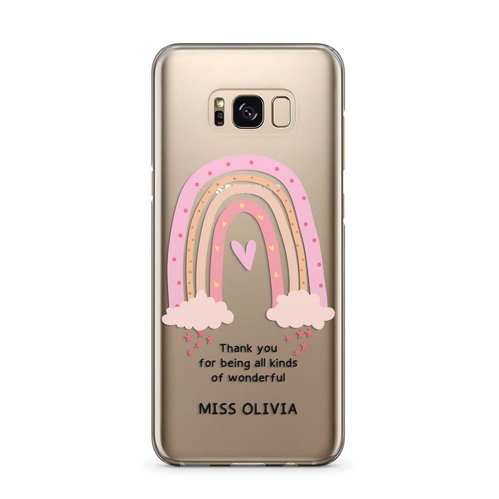 Custom Thank You Teacher Samsung Galaxy S8 Plus Case