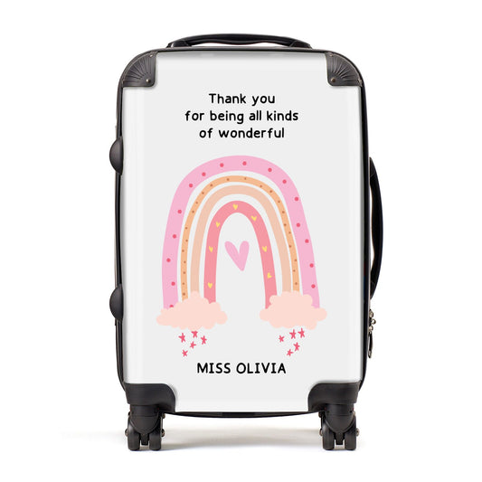 Custom Thank You Teacher Suitcase