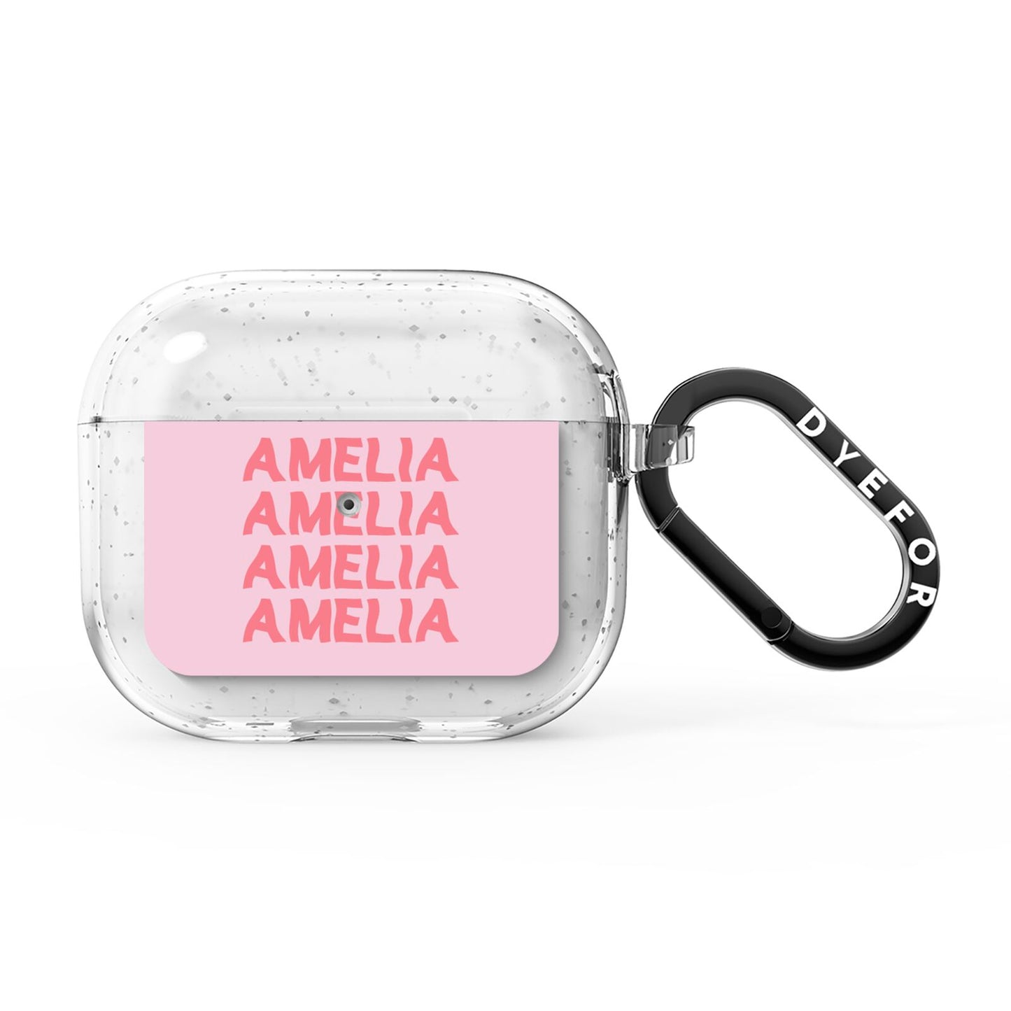 Custom Trippy Name AirPods Glitter Case 3rd Gen