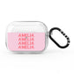 Custom Trippy Name AirPods Pro Clear Case