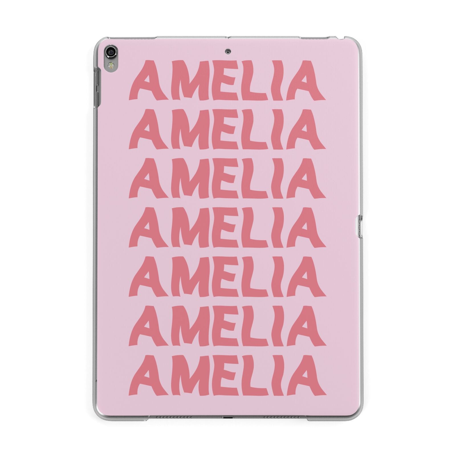 Custom Trippy Name Apple iPad Grey Case