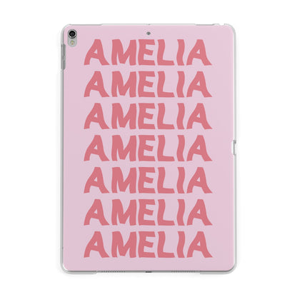 Custom Trippy Name Apple iPad Silver Case