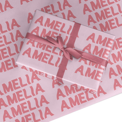 Custom Trippy Name Custom Wrapping Paper