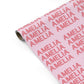 Custom Trippy Name Personalised Gift Wrap