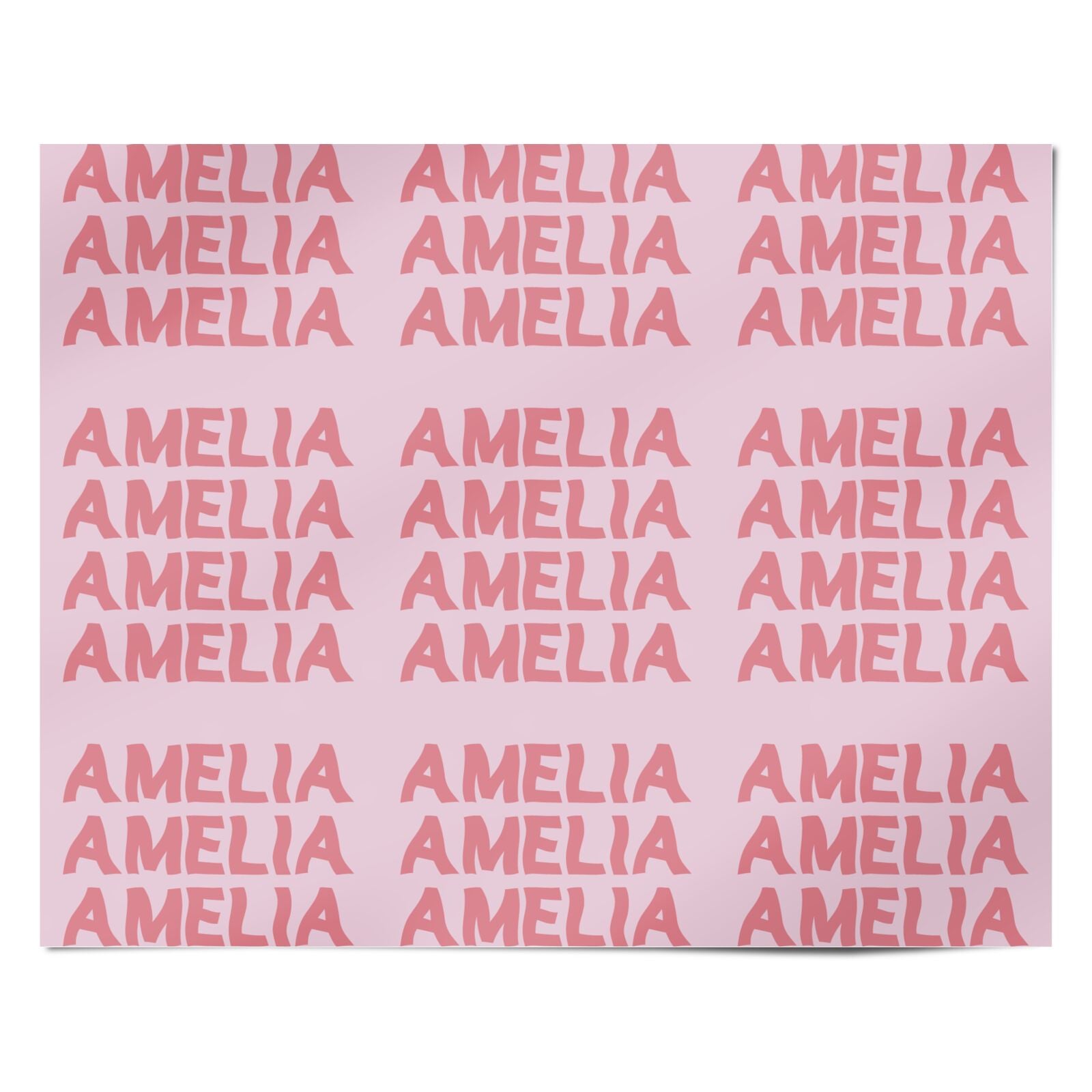 Custom Trippy Name Personalised Wrapping Paper Alternative