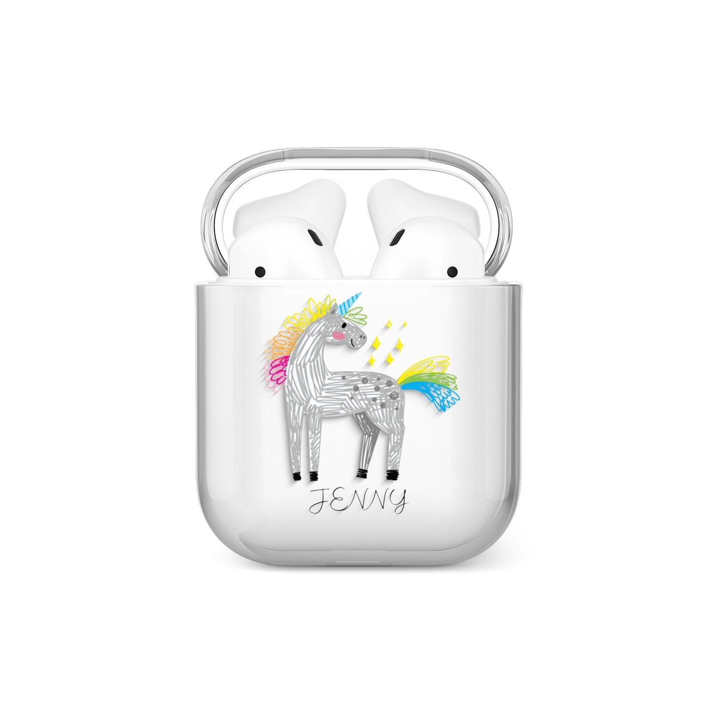 Custom Unicorn AirPods Case