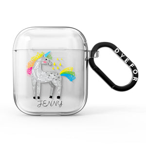 Custom Unicorn AirPods Case