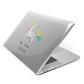 Custom Unicorn Apple MacBook Case Side View