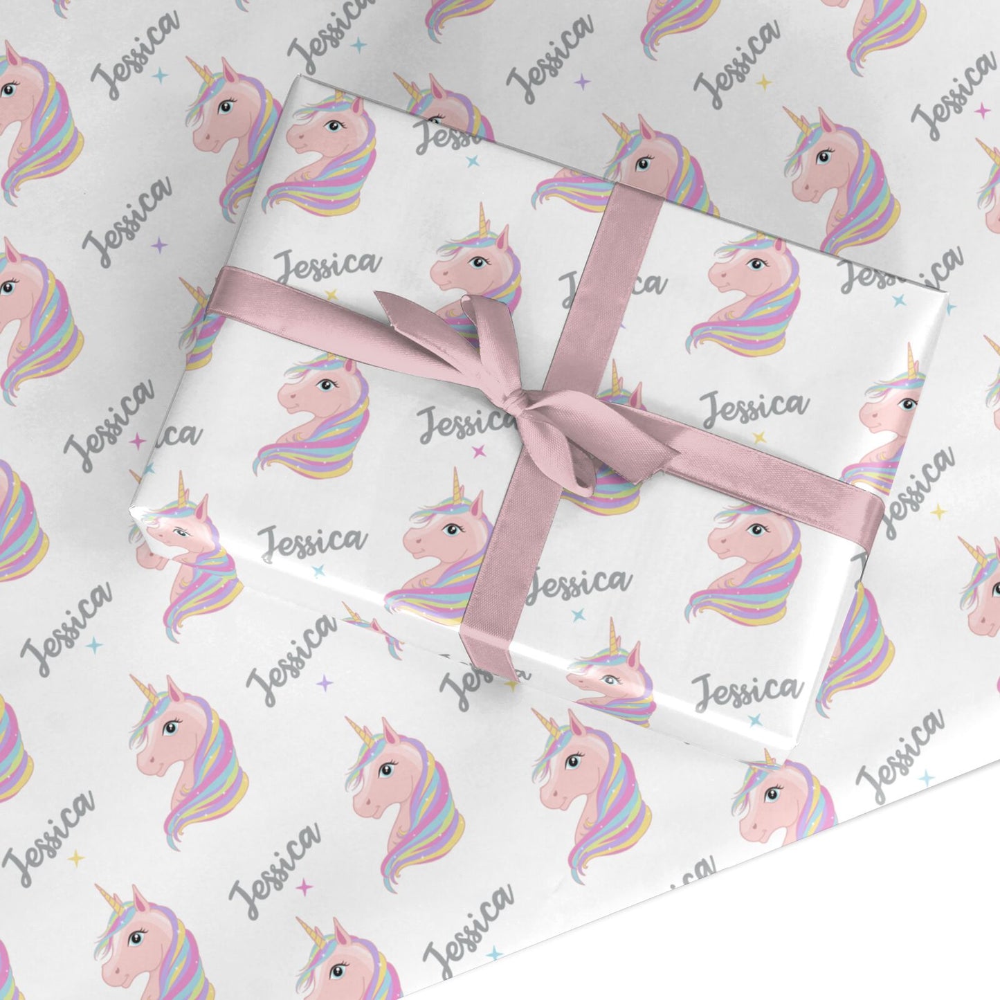 Custom Unicorn Name Custom Wrapping Paper