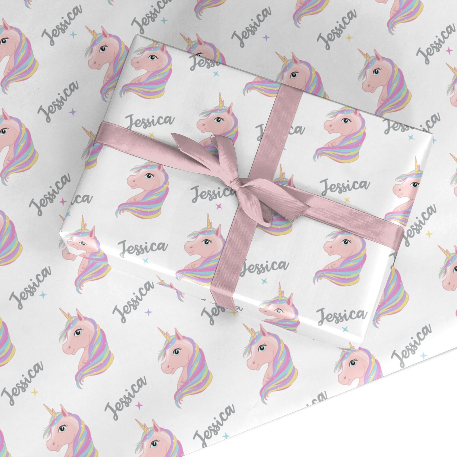 Custom Unicorn Name Custom Wrapping Paper