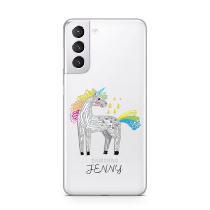 Custom Unicorn Samsung S21 Case