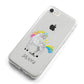 Custom Unicorn iPhone 8 Bumper Case on Silver iPhone Alternative Image