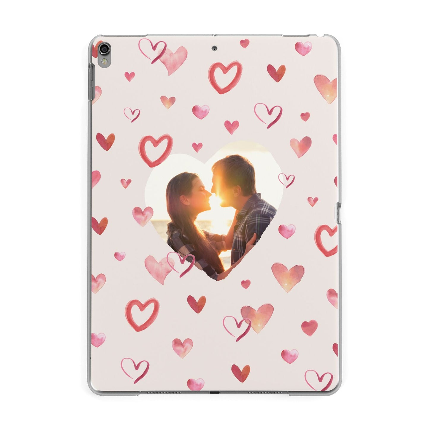 Custom Valentines Day Photo Apple iPad Grey Case