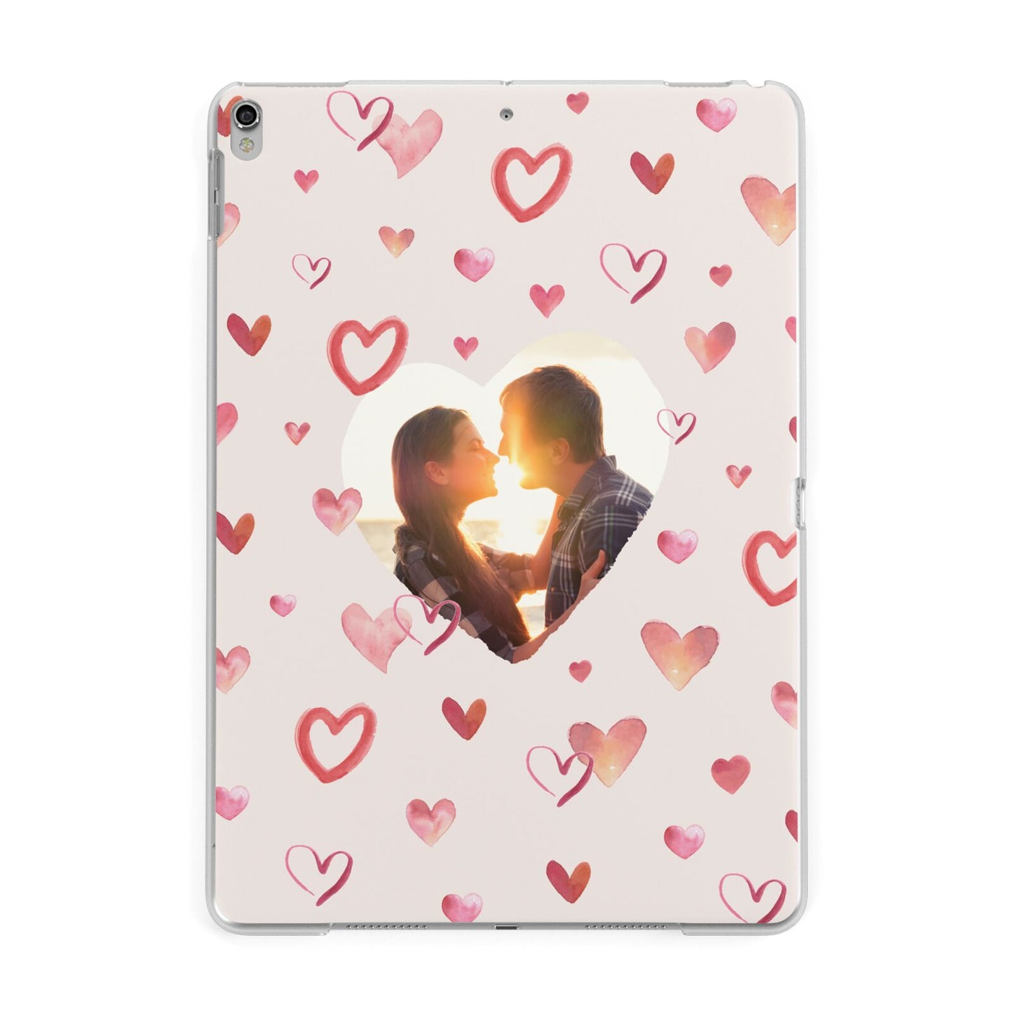 Custom Valentines Day Photo Apple iPad Silver Case