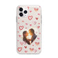 Custom Valentines Day Photo Apple iPhone 11 Pro Max in Silver with Bumper Case