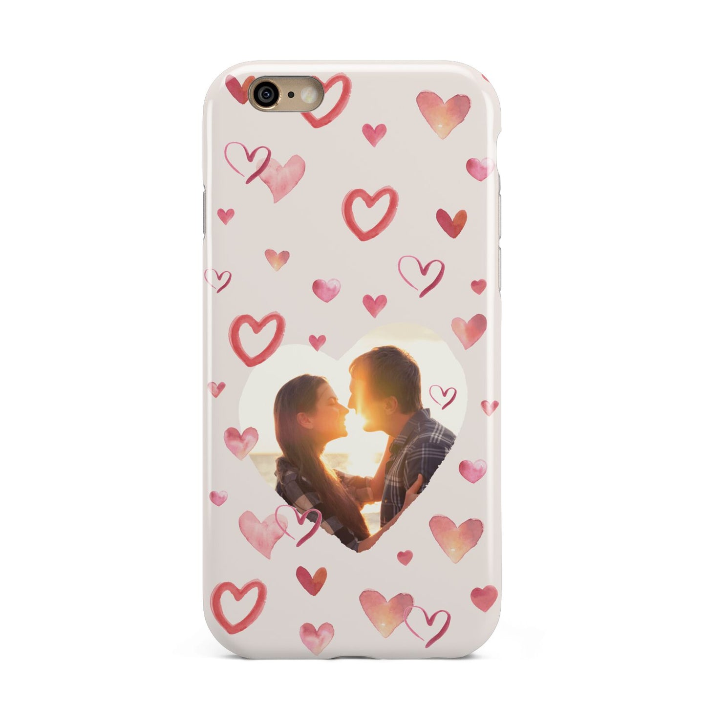 Custom Valentines Day Photo Apple iPhone 6 3D Tough Case