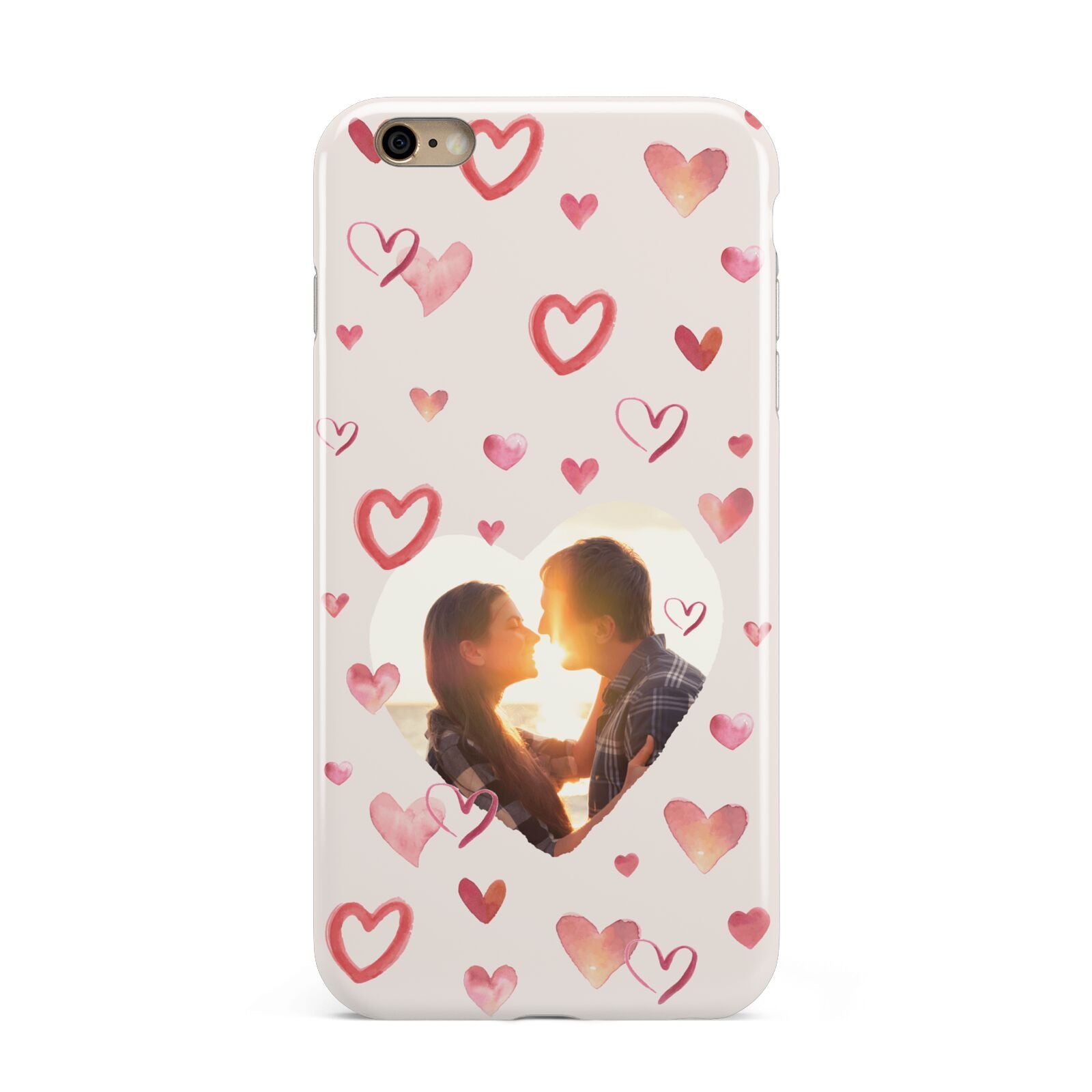 Custom Valentines Day Photo Apple iPhone 6 Plus 3D Tough Case