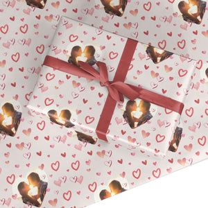 Custom Valentines Day Photo Wrapping Paper