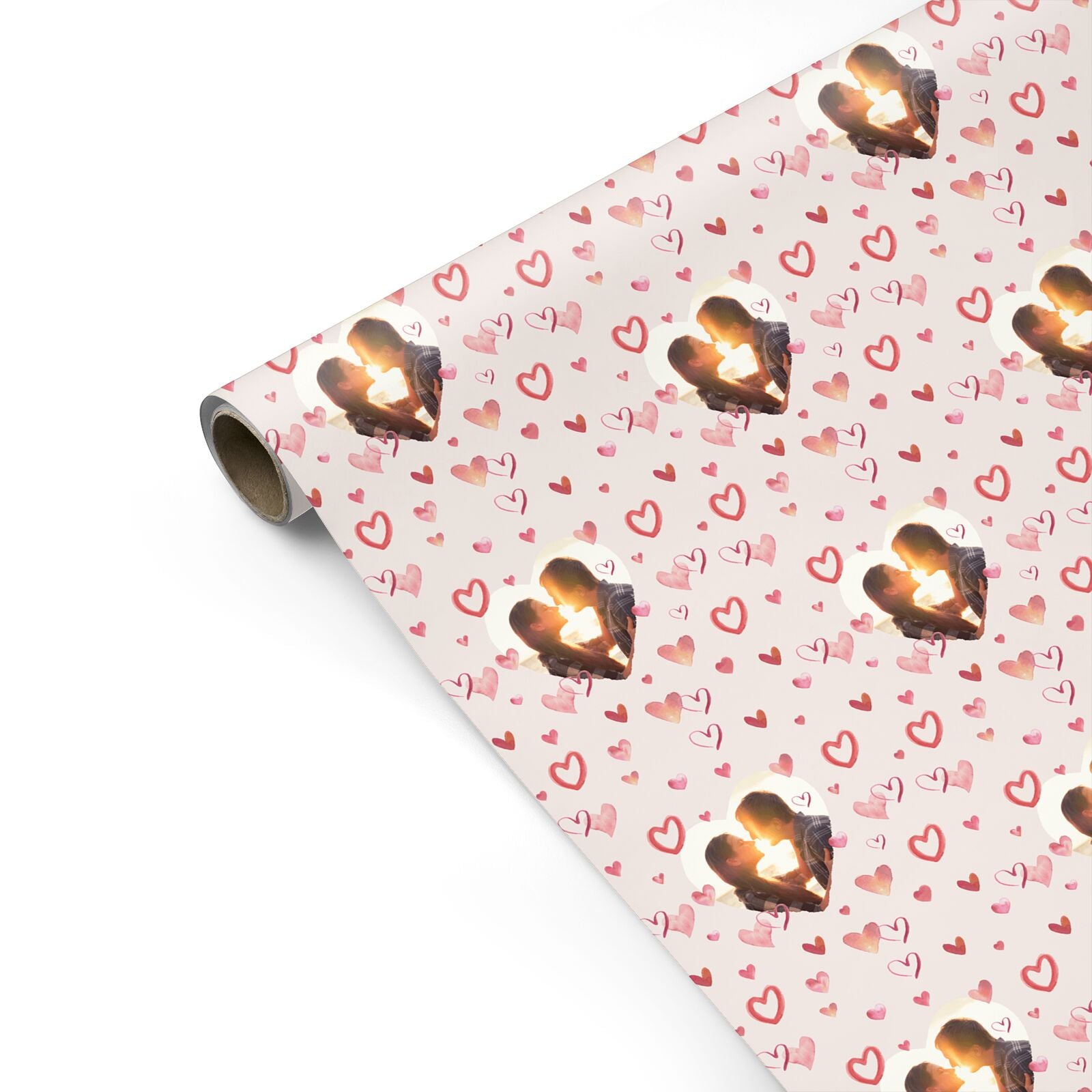 Custom Valentines Day Photo Personalised Gift Wrap