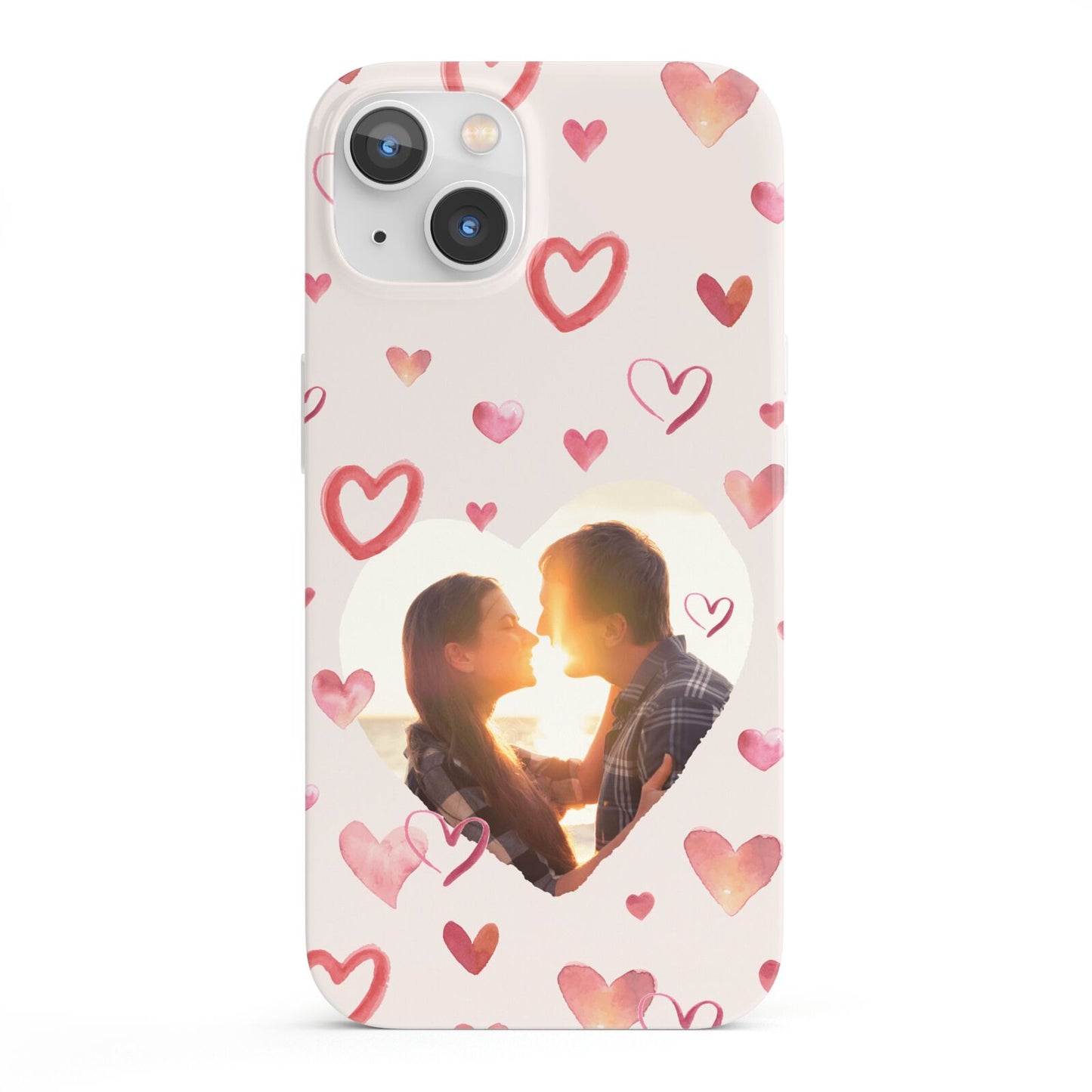 Custom Valentines Day Photo iPhone 13 Full Wrap 3D Snap Case