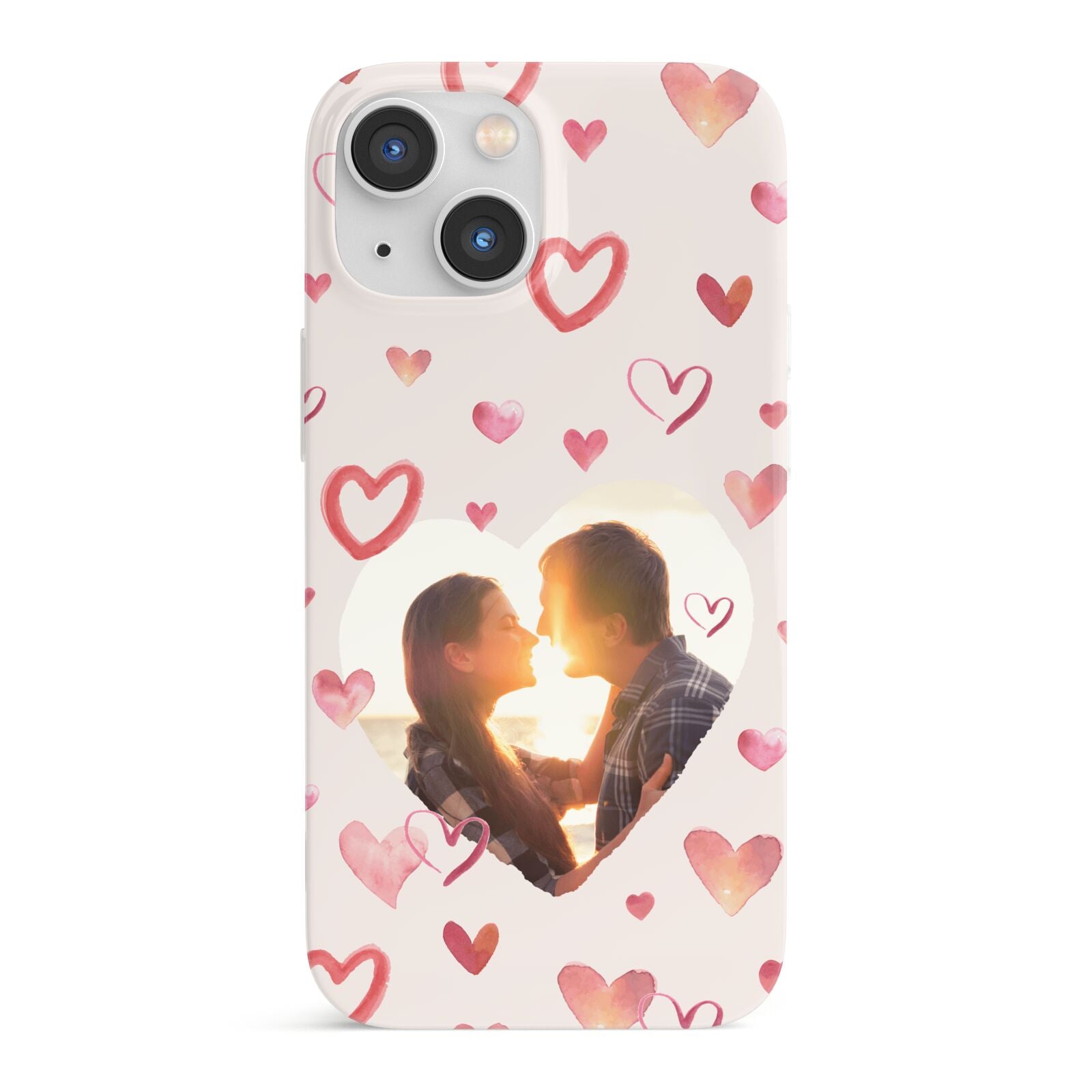 Custom Valentines Day Photo iPhone 13 Mini Full Wrap 3D Snap Case