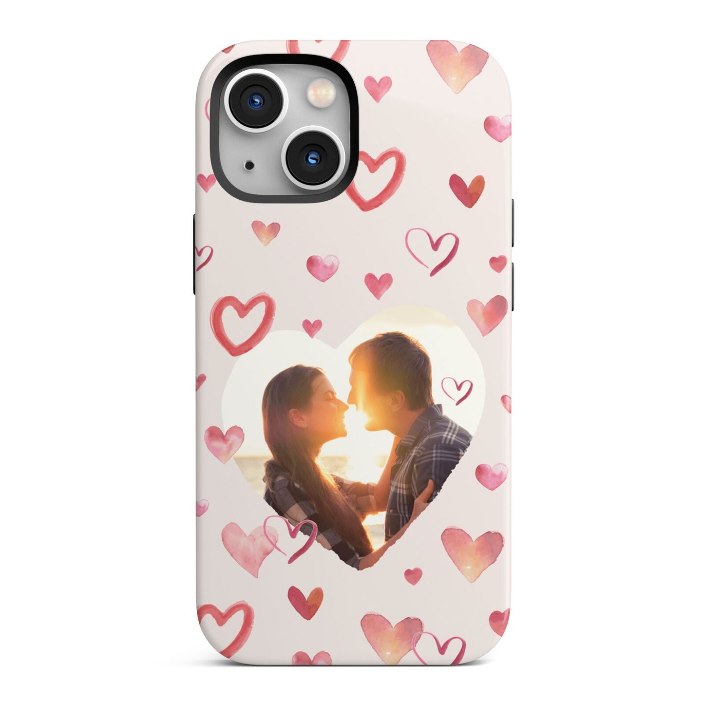 Custom Valentines Day Photo iPhone 13 Mini Full Wrap 3D Tough Case
