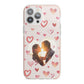 Custom Valentines Day Photo iPhone 13 Pro Max TPU Impact Case with Pink Edges