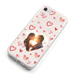 Custom Valentines Day Photo iPhone 8 Bumper Case on Silver iPhone Alternative Image