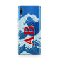 Custom Wave Initials Huawei P Smart Z