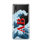 Custom Wave Initials Huawei P20 Phone Case