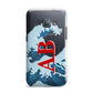 Custom Wave Initials Samsung Galaxy J1 2016 Case