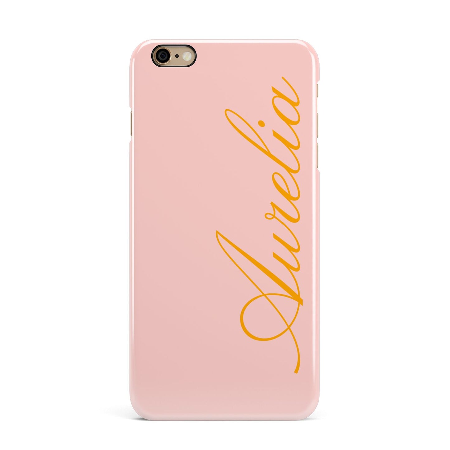 Custom iPhone 6 Plus 3D Snap Case on Gold Phone