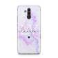 Customisable Name Initial Marble Huawei Mate 20 Lite