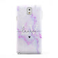 Customisable Name Initial Marble Samsung Galaxy Note 3 Case