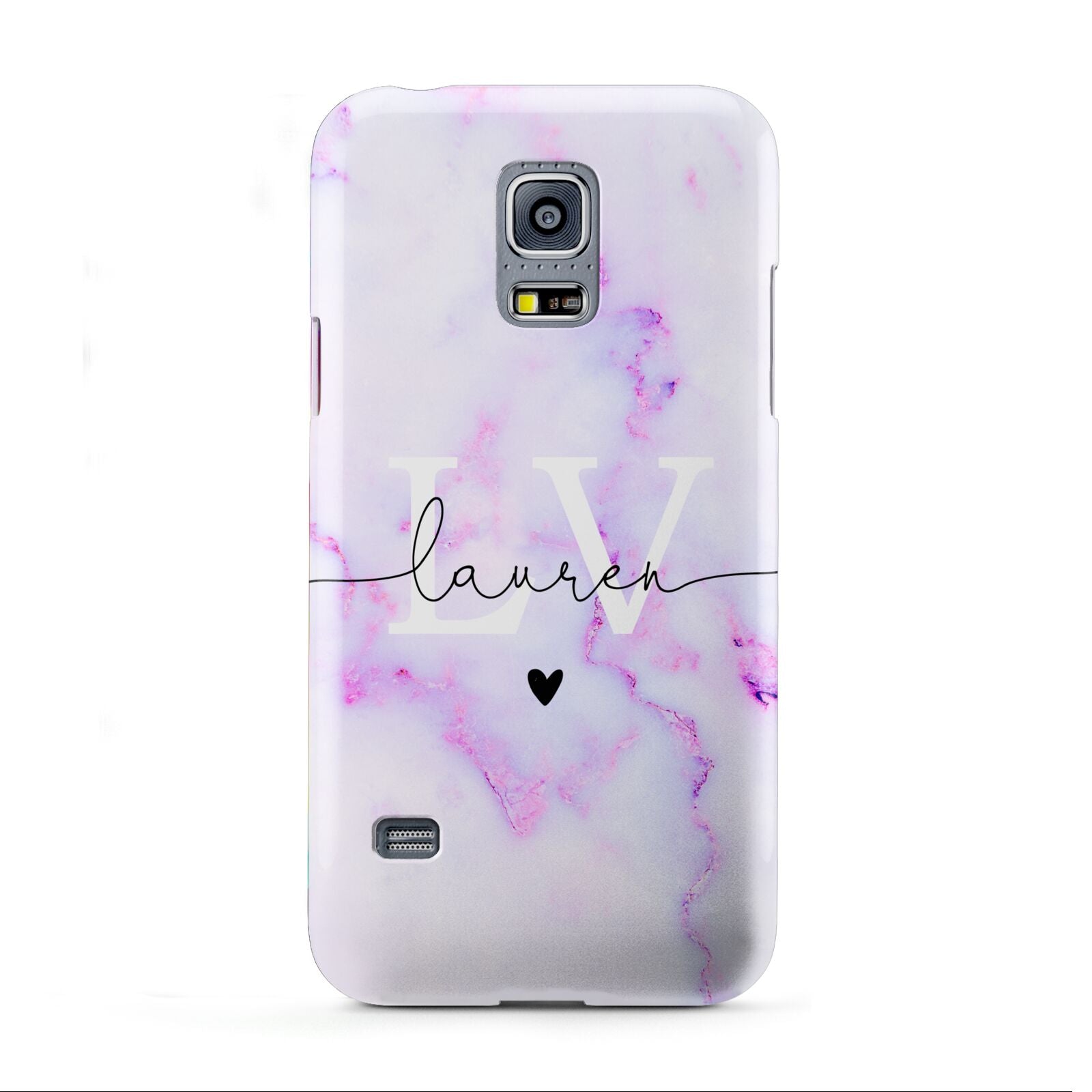 Customisable Name Initial Marble Samsung Galaxy S5 Mini Case