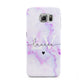 Customisable Name Initial Marble Samsung Galaxy S6 Case