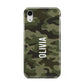 Customised Camouflage Apple iPhone XR White 3D Tough Case