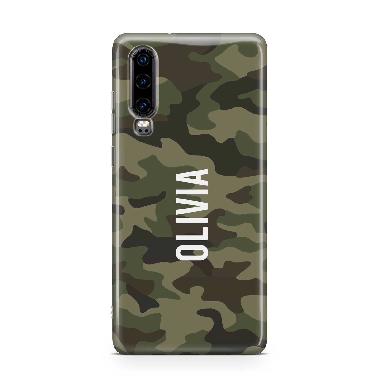 Customised Camouflage Huawei P30 Phone Case