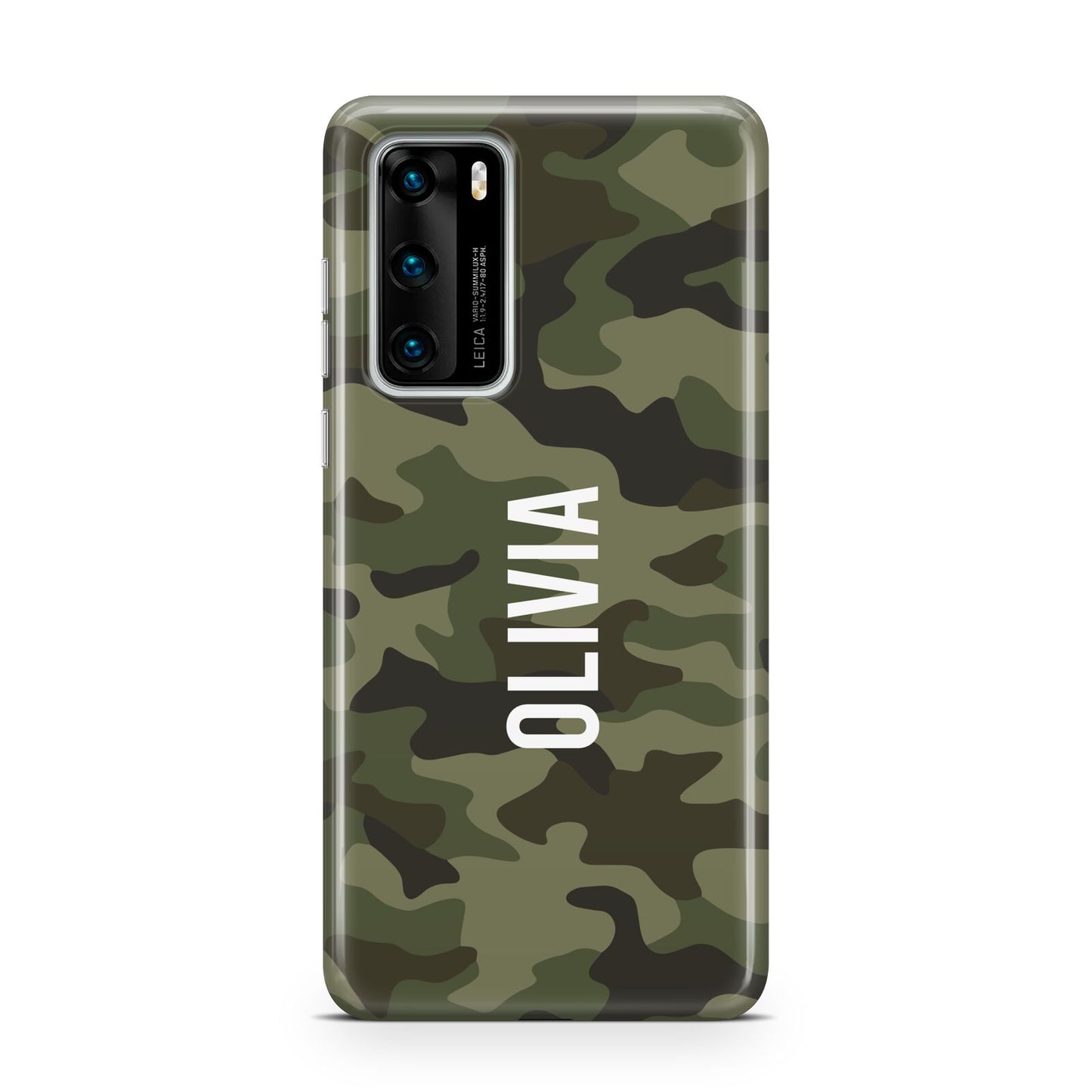 Customised Camouflage Huawei P40 Phone Case