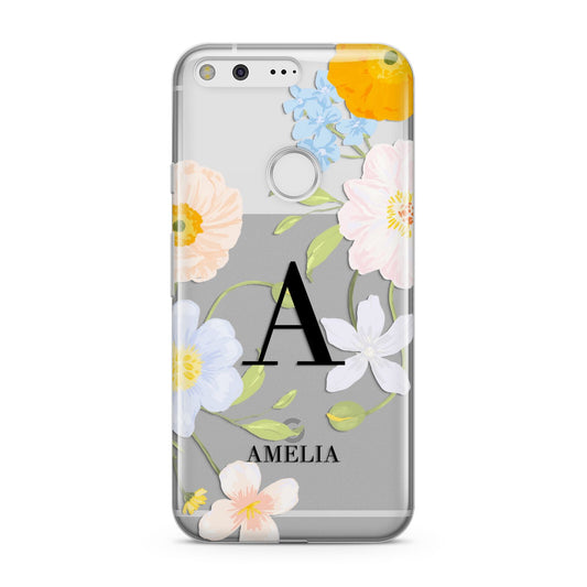 Customised Floral Google Pixel Case