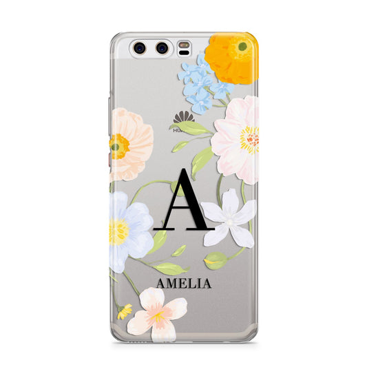 Customised Floral Huawei P10 Phone Case