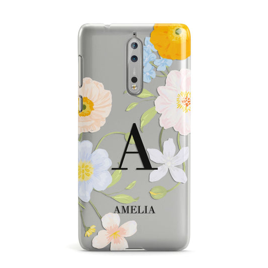 Customised Floral Nokia Case