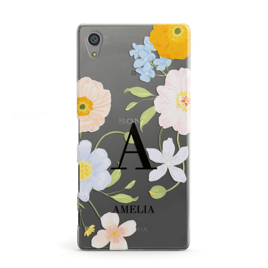 Customised Floral Sony Xperia Case