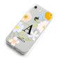 Customised Floral iPhone 8 Bumper Case on Silver iPhone Alternative Image