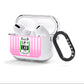 Customised Luggage Tag AirPods Clear Case 3rd Gen Side Image