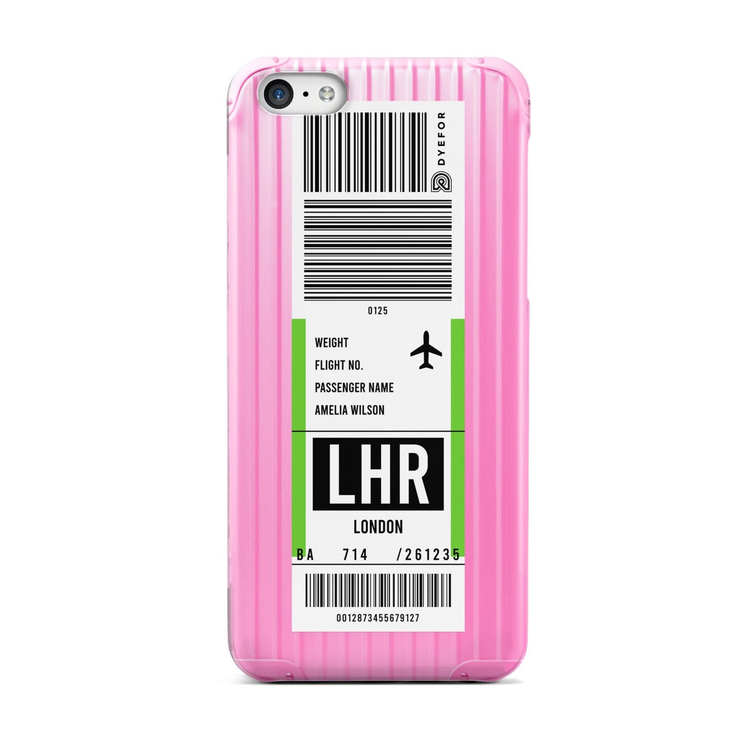 Customised Luggage Tag Apple iPhone 5c Case