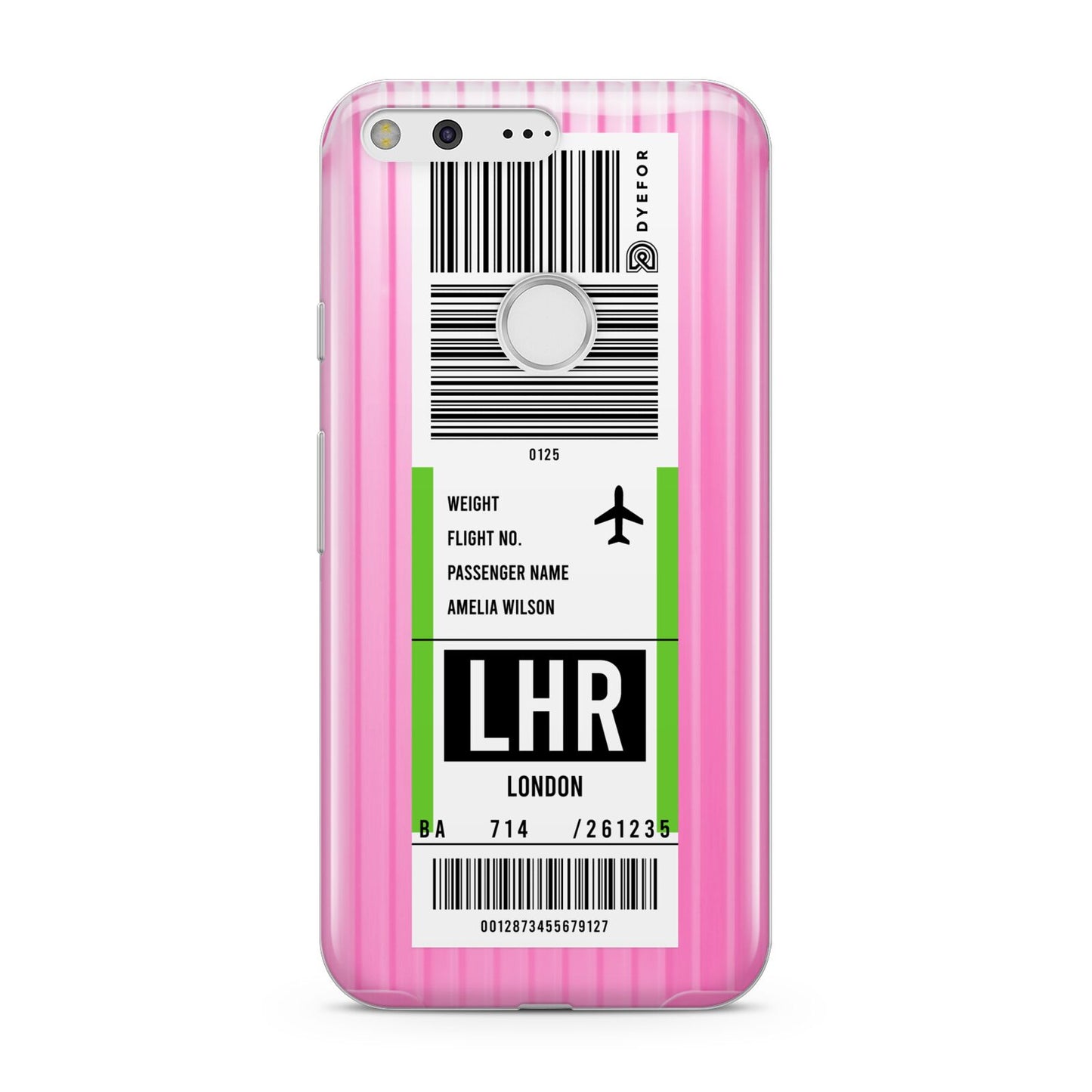 Customised Luggage Tag Google Pixel Case
